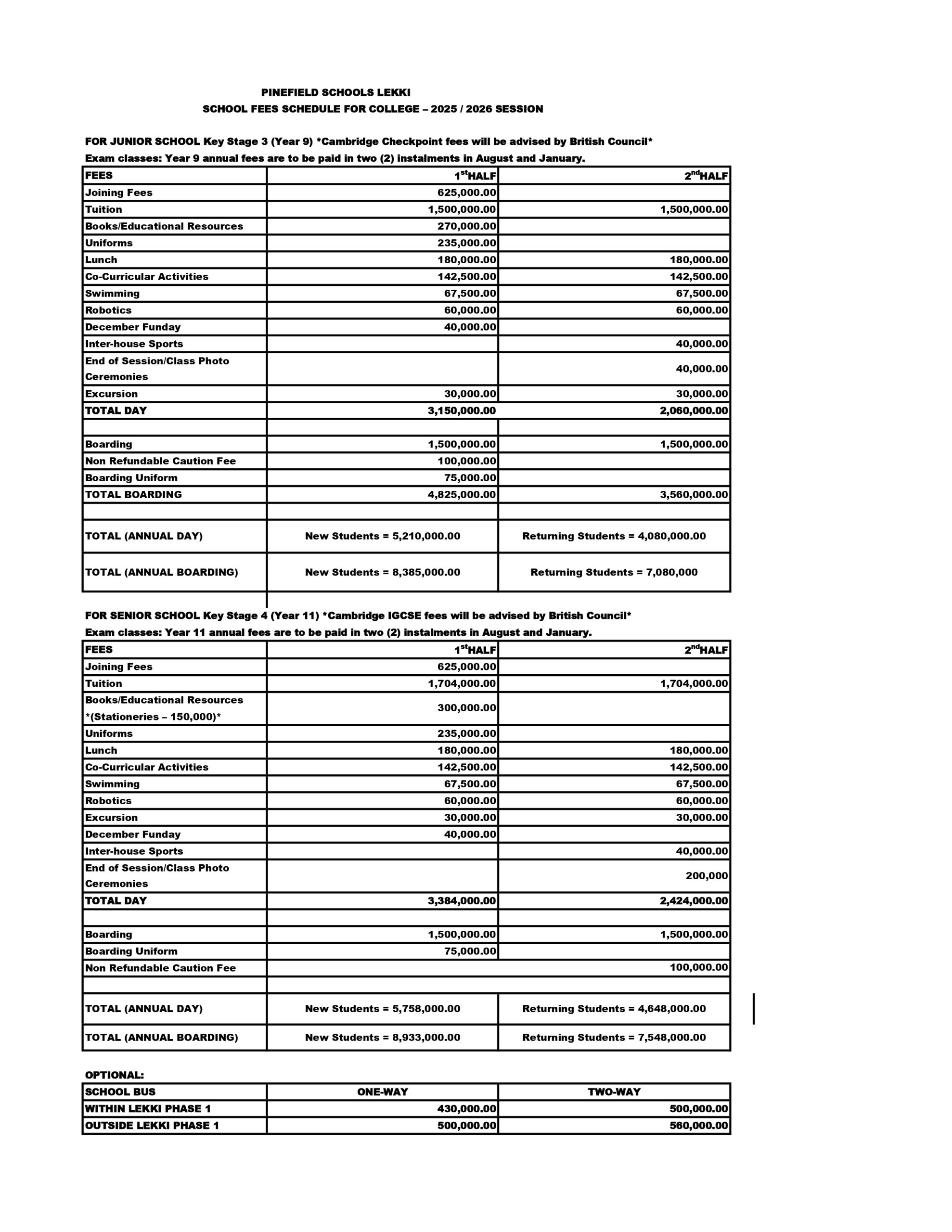 COLLEGE SCHOOL FEES - YEAR 9,11 (PDF)_page-0001